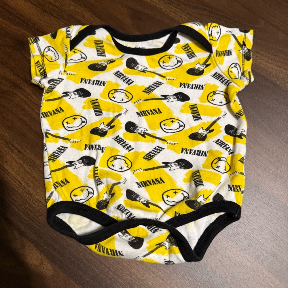 Baby boy nirvana onesie